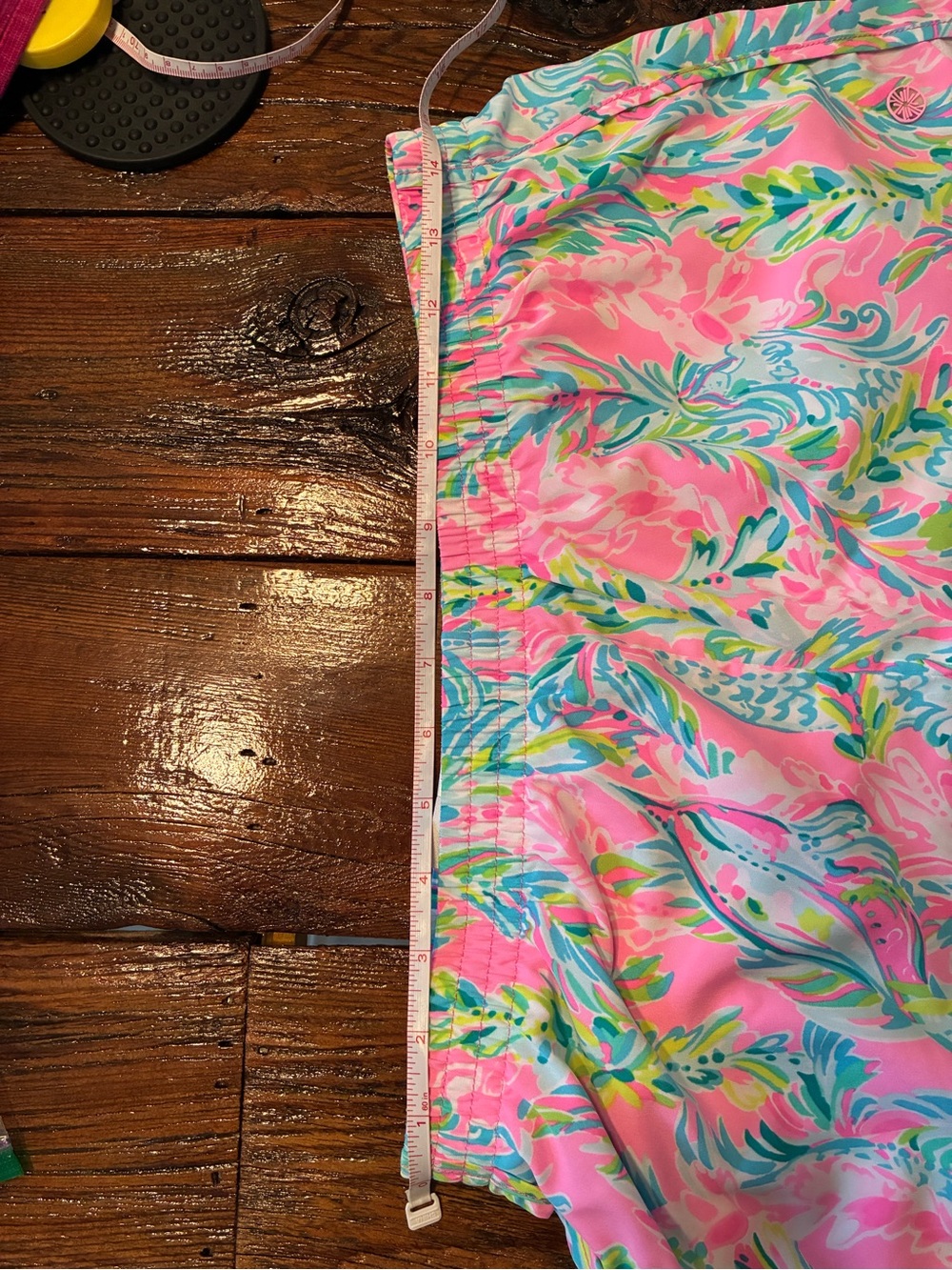 Lilly Pulitzer Pink and Green Kids Shorts - Picture 9 of 9